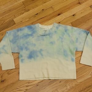 Anthropologie Cashmere Collection Tie Dye Sweater Top Small ***FLAW***